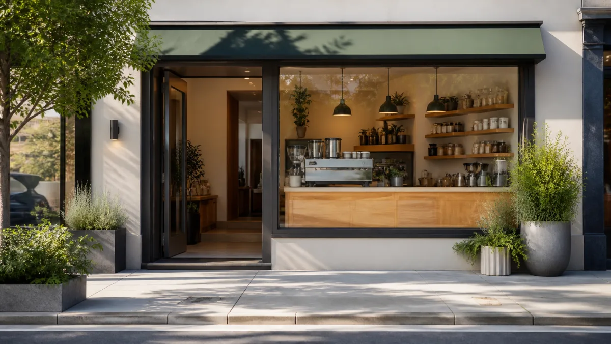 Neighborhood coffee shop
